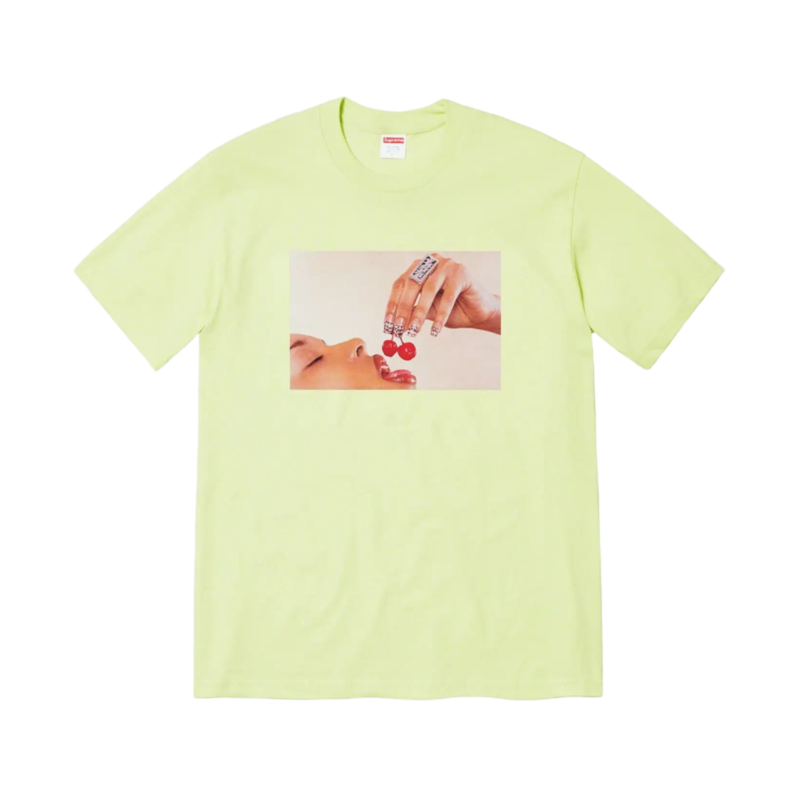 슈프림 체리 티셔츠 페일 민트 - 20SS(Supreme Cherries T-Shirt Pale Mint - 20SS) - 1