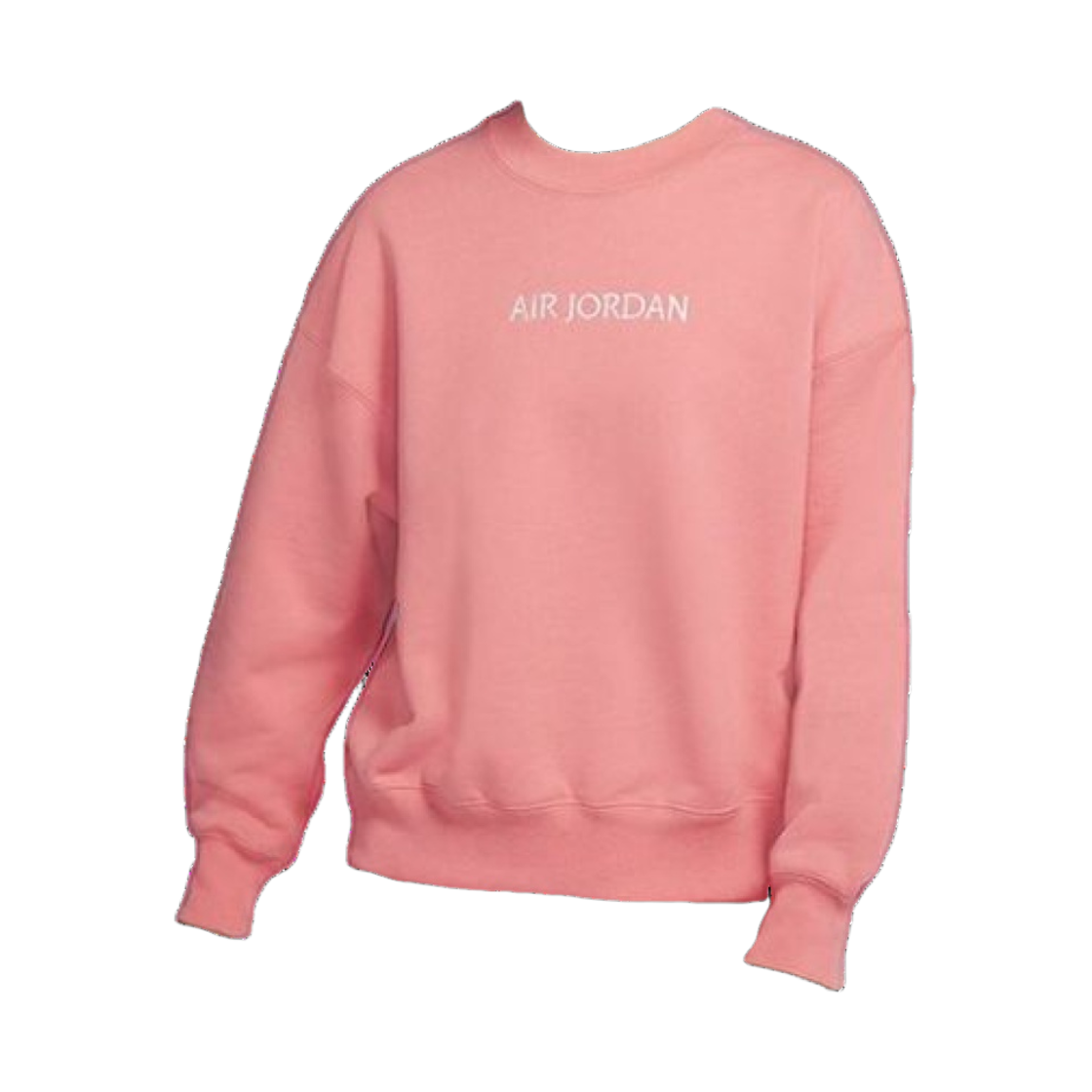 (W) 조던 워드마크 플리스 크루넥 스웨트셔츠 핑크 - 아시아((W) Jordan Wordmark Fleece Crewneck Sweatshirt Pink - Asia) - 1