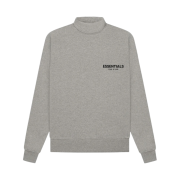 Essentials The Core Collection Mockneck Sweatshirt Dark Oatmeal