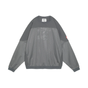 Cav Empt Mesh Track Crew Neck Grey - 25SS