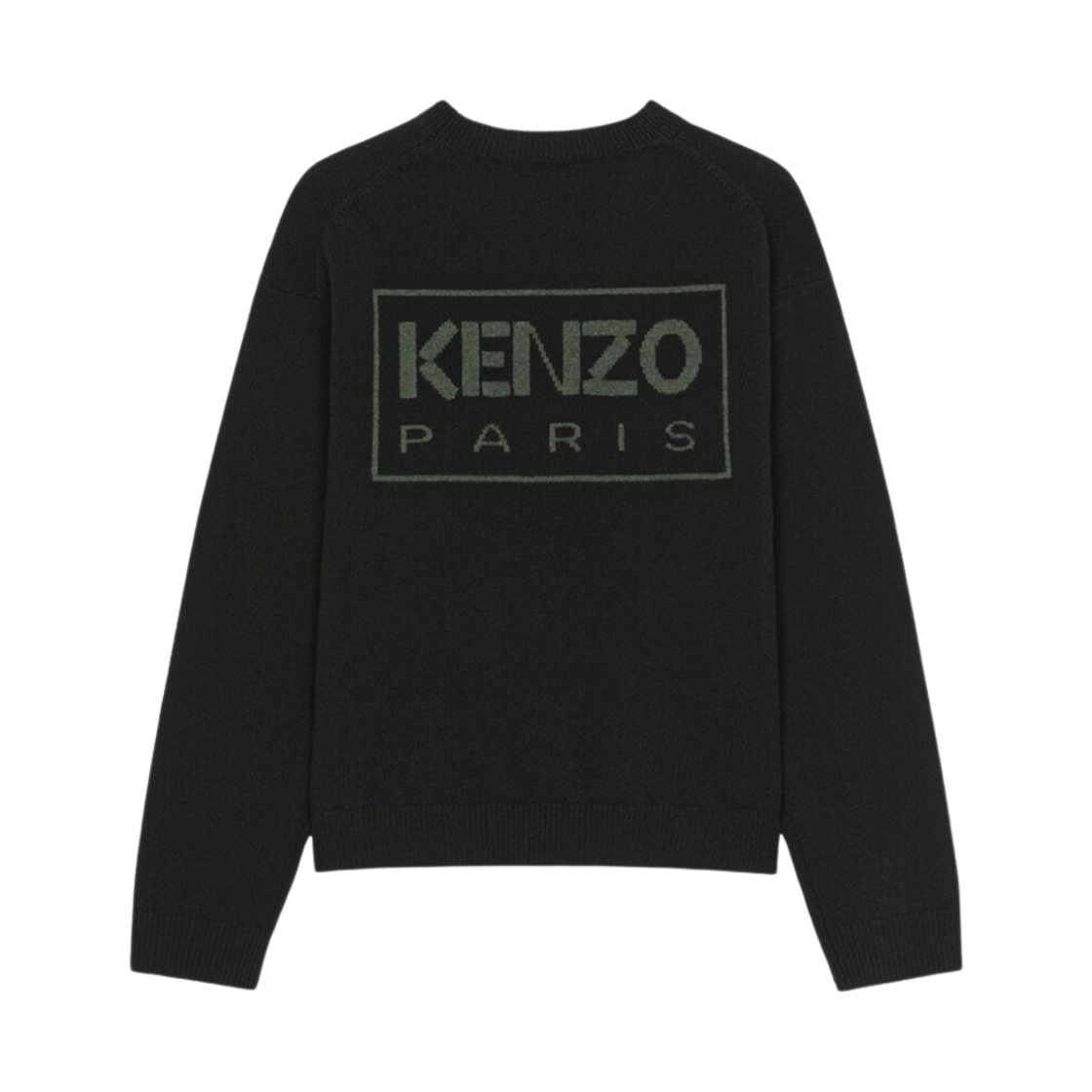 (W) 겐조 파리 메리노 울 점퍼 블랙((W) Kenzo Paris Merino Wool Jumper Black) - 2