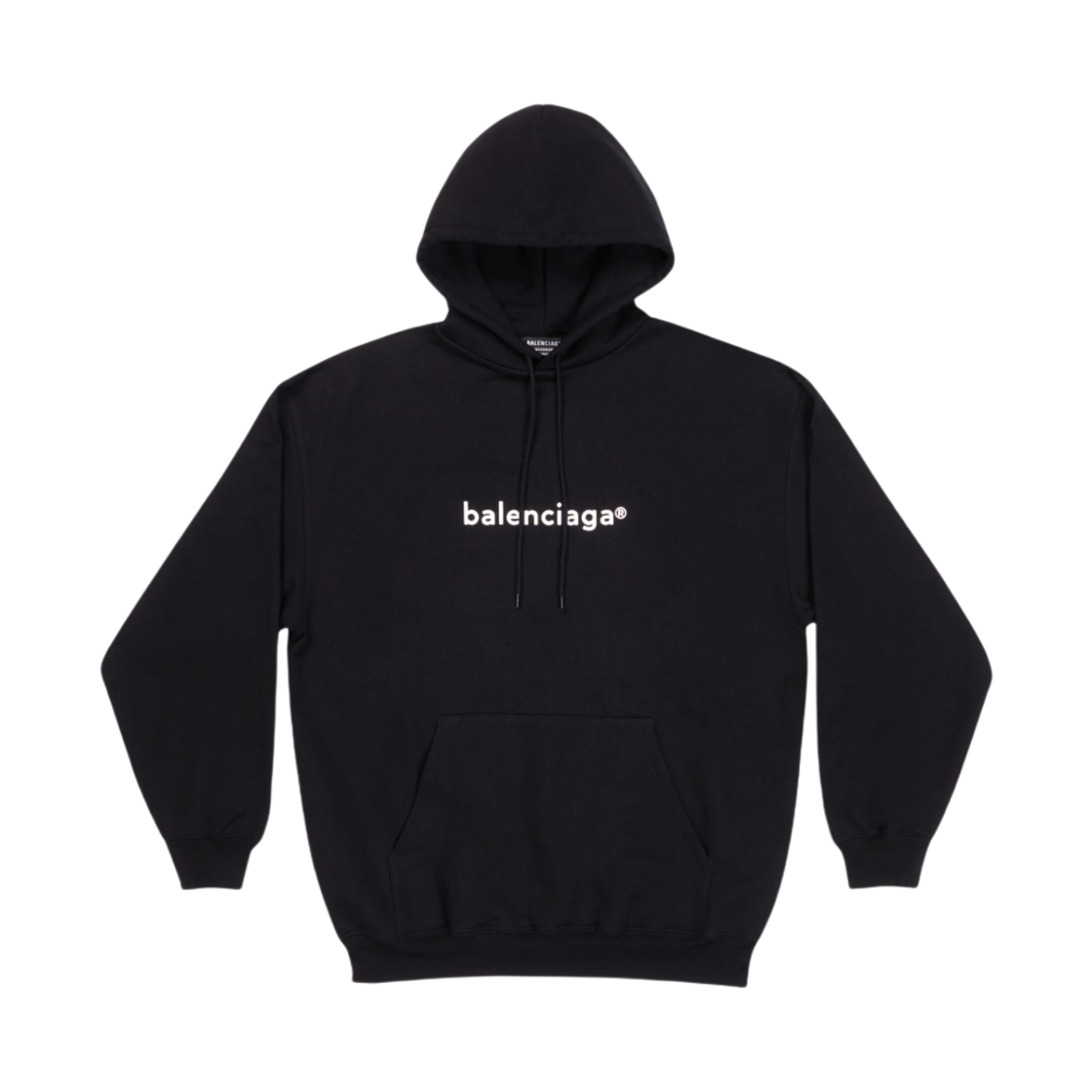 발렌시아가 뉴 카피라이트 미디움 핏 후드 블랙(Balenciaga New Copyright Medium Fit Hoodie Black) - 1
