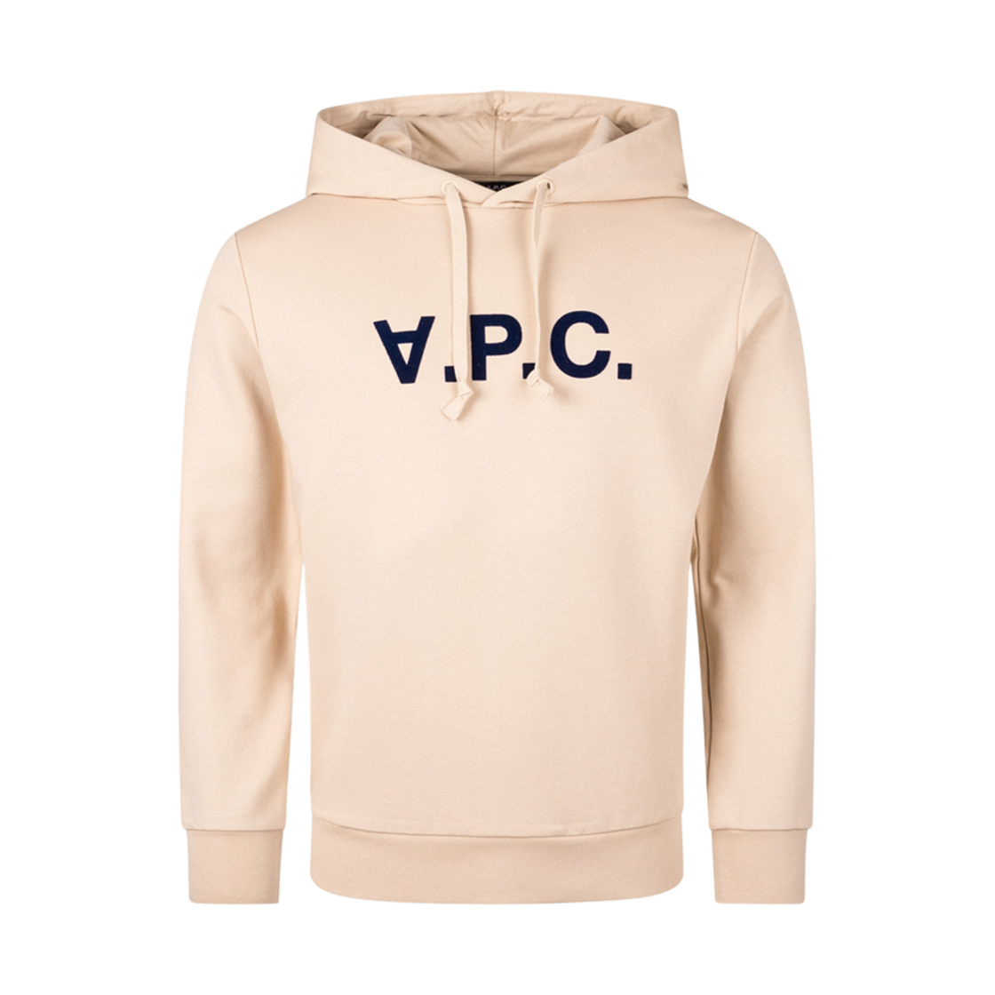 아페쎄 스탠다드 그랜드 VPC 후드 베이지 다크 네이비(A.P.C. Standard Grand VPC Hoodie Beige Dark Navy) - 1
