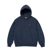 Supreme Small Box Hooded Sweatshirt Navy - 24FW