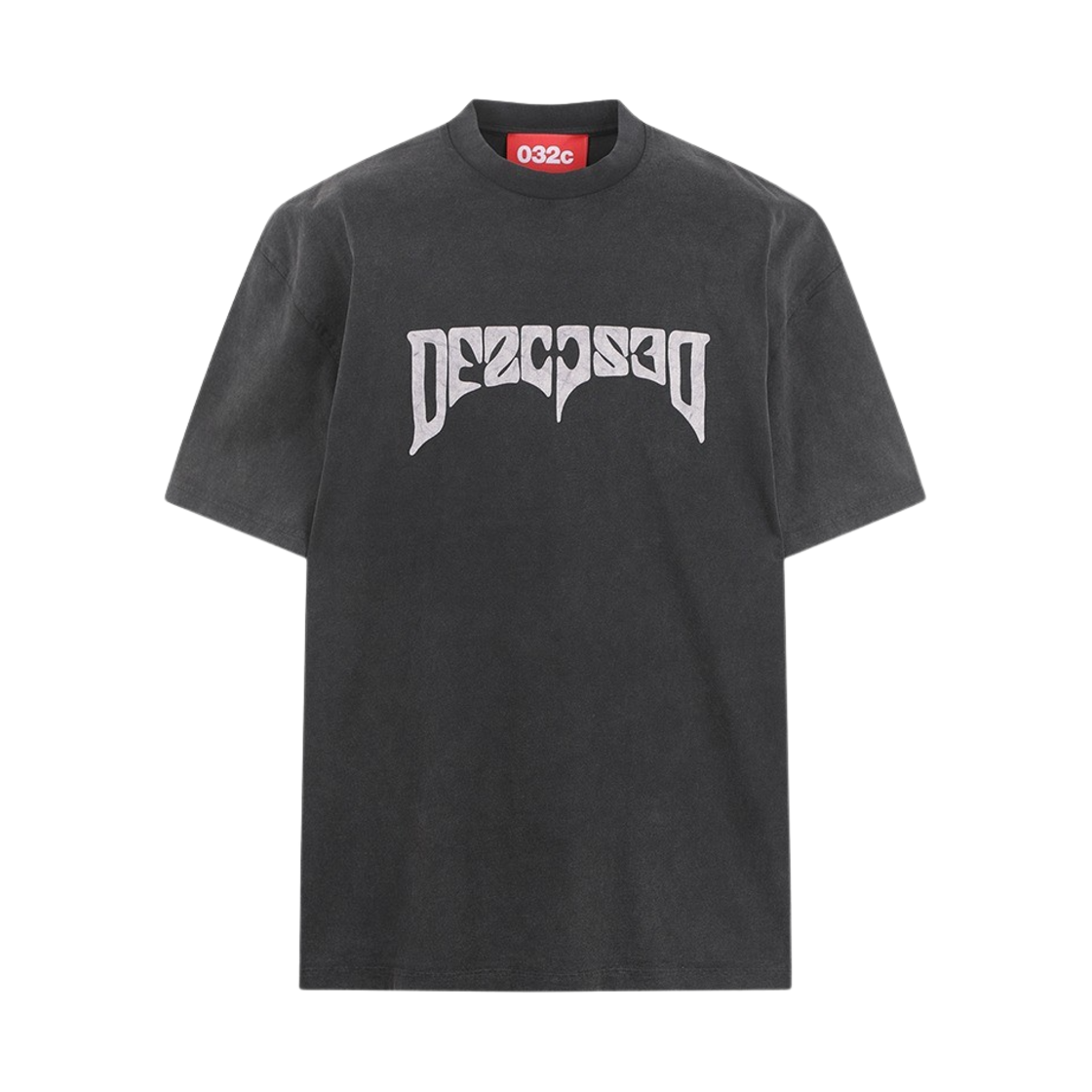 032c 싸이킥 아메리칸 컷 티셔츠 페이디드 블랙(032c Psychic American-Cut T-Shirt Faded Black)