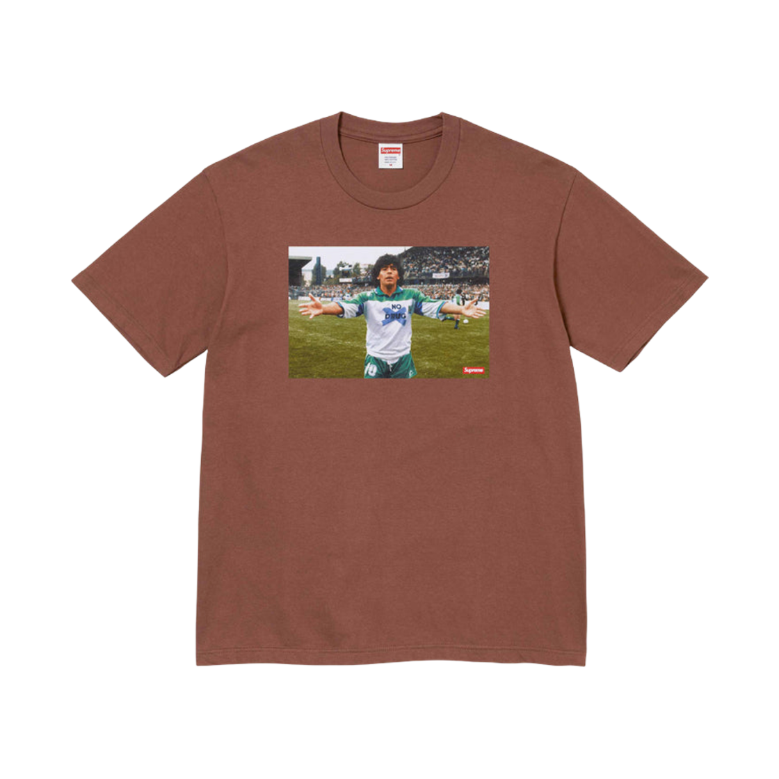 슈프림 마라도나 티셔츠 브라운 - 24SS(Supreme Maradona T-Shirt Brown - 24SS)