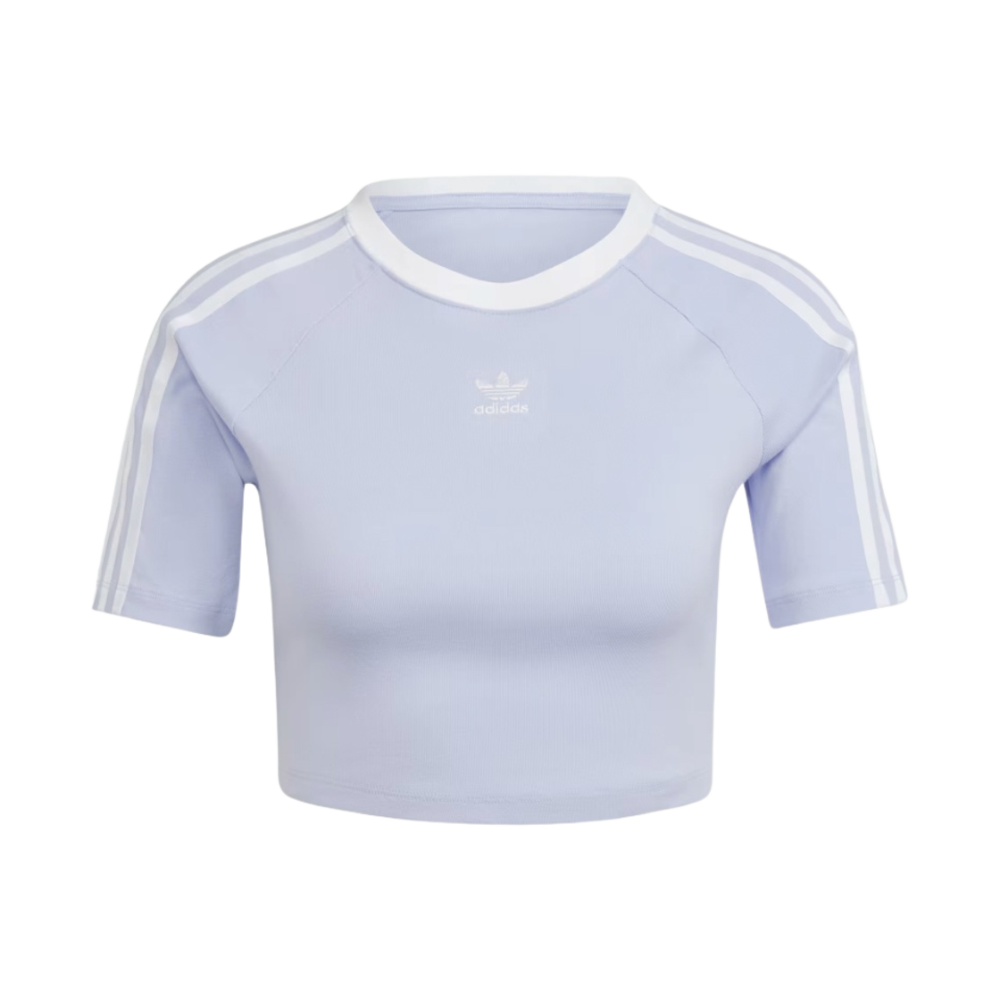 (W) 아디다스 삼선 베이비 티셔츠 바이올렛 톤 - KR 사이즈((W) Adidas 3S Baby T-Shirt Violet Tone - KR Sizing) - 1