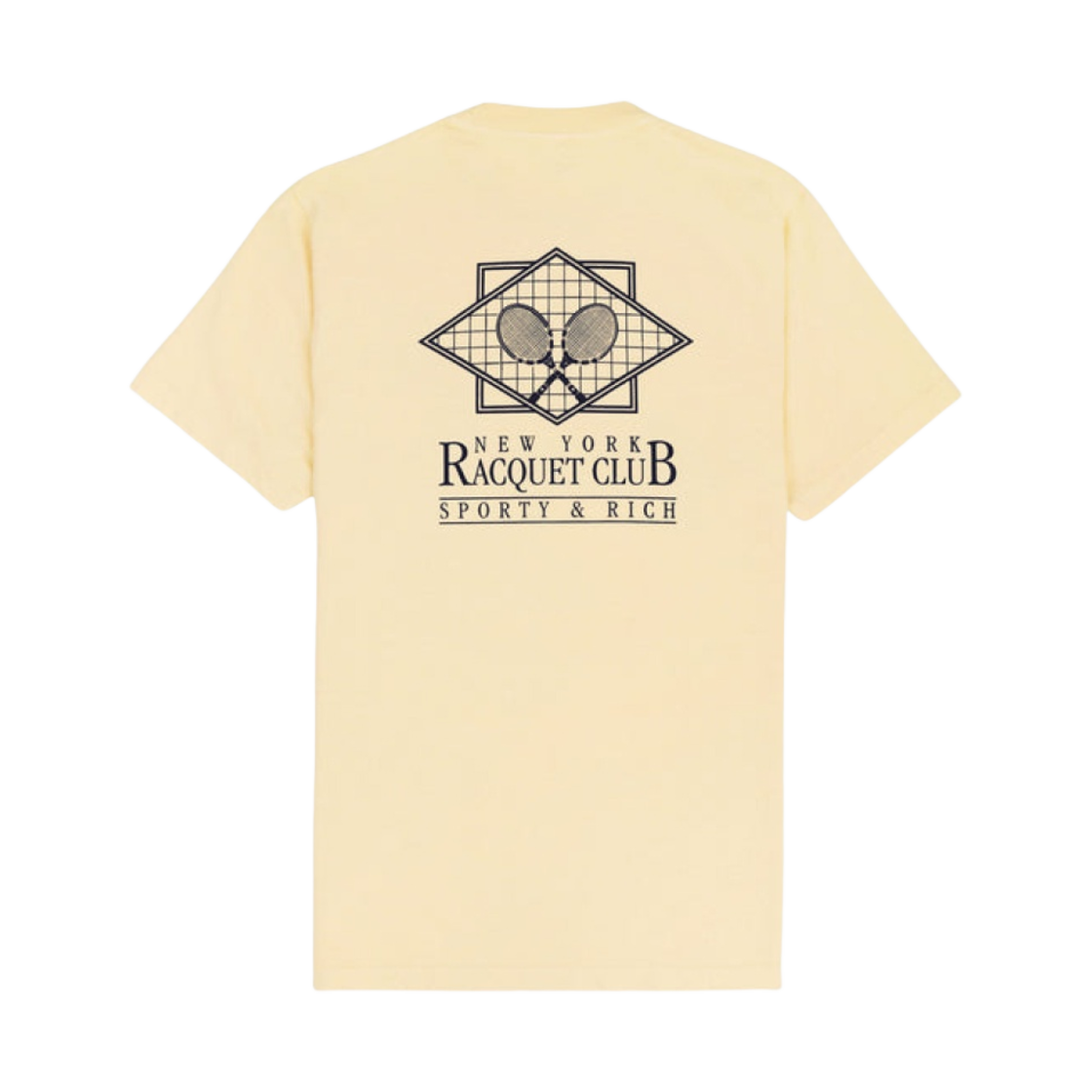 스포티 앤 리치 NY 라켓 클럽 티셔츠 아몬드 네이비(Sporty & Rich NY Racquet Club T-Shirt Almond Navy) - 2
