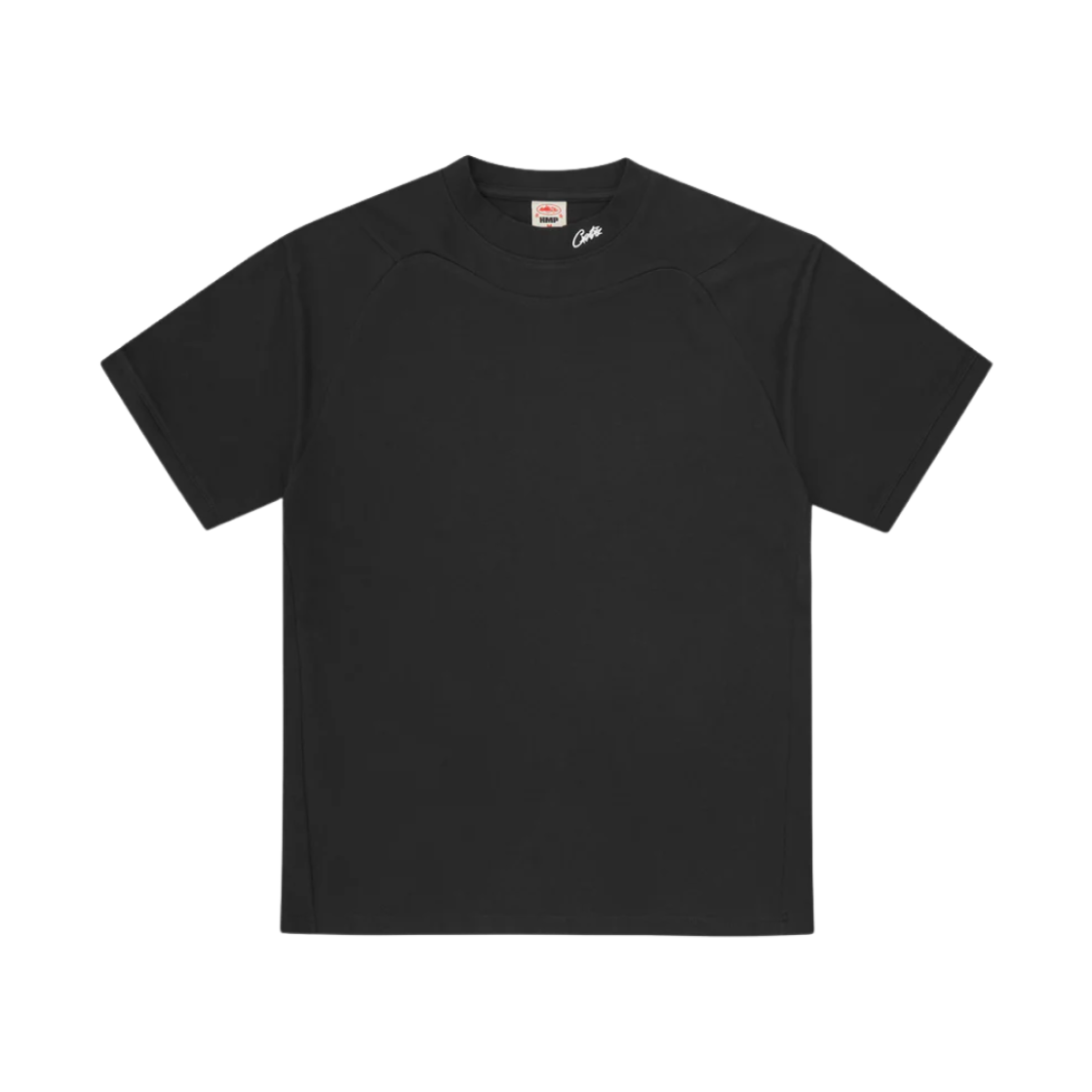 코르테이즈 HMP 패널 목 티셔츠 블랙(Corteiz HMP Panel Mock T-Shirt Black)