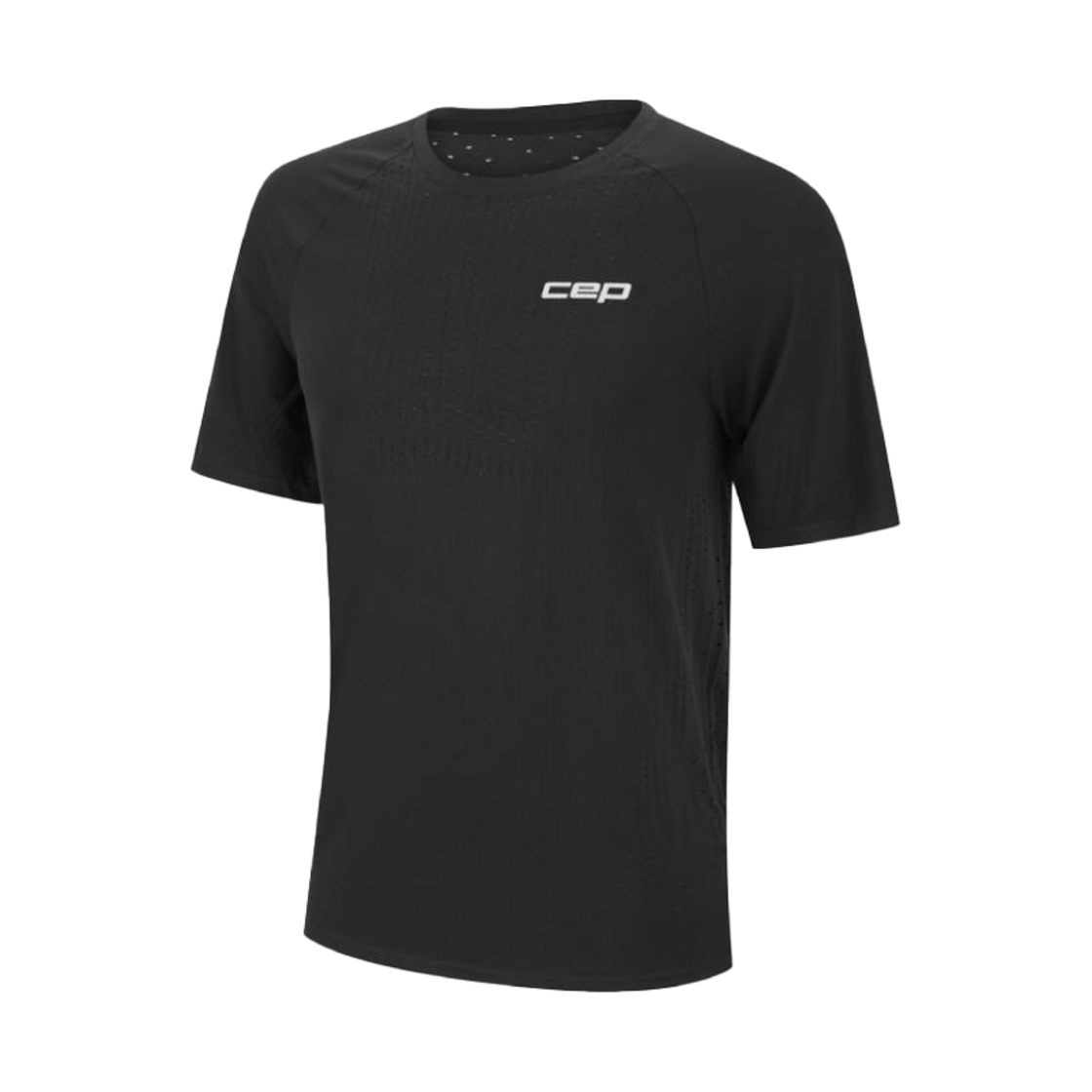W533552 CEP Core Run Ultralight Run Shirts Short Sleeve V3 Black Men