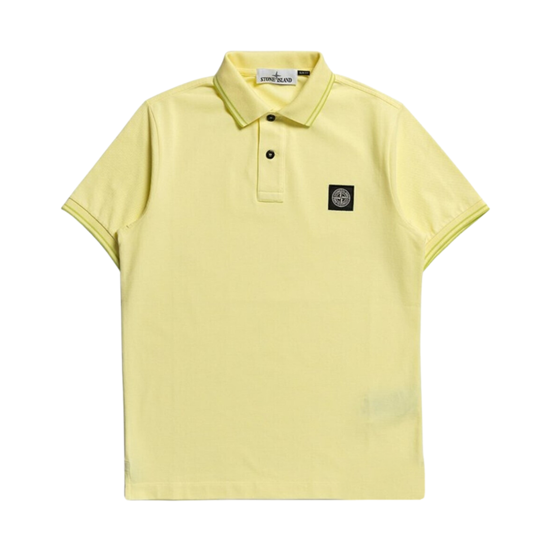 101522S18-V3031 Stone Island 22S18 Polo Shirt Yellow - 23SS