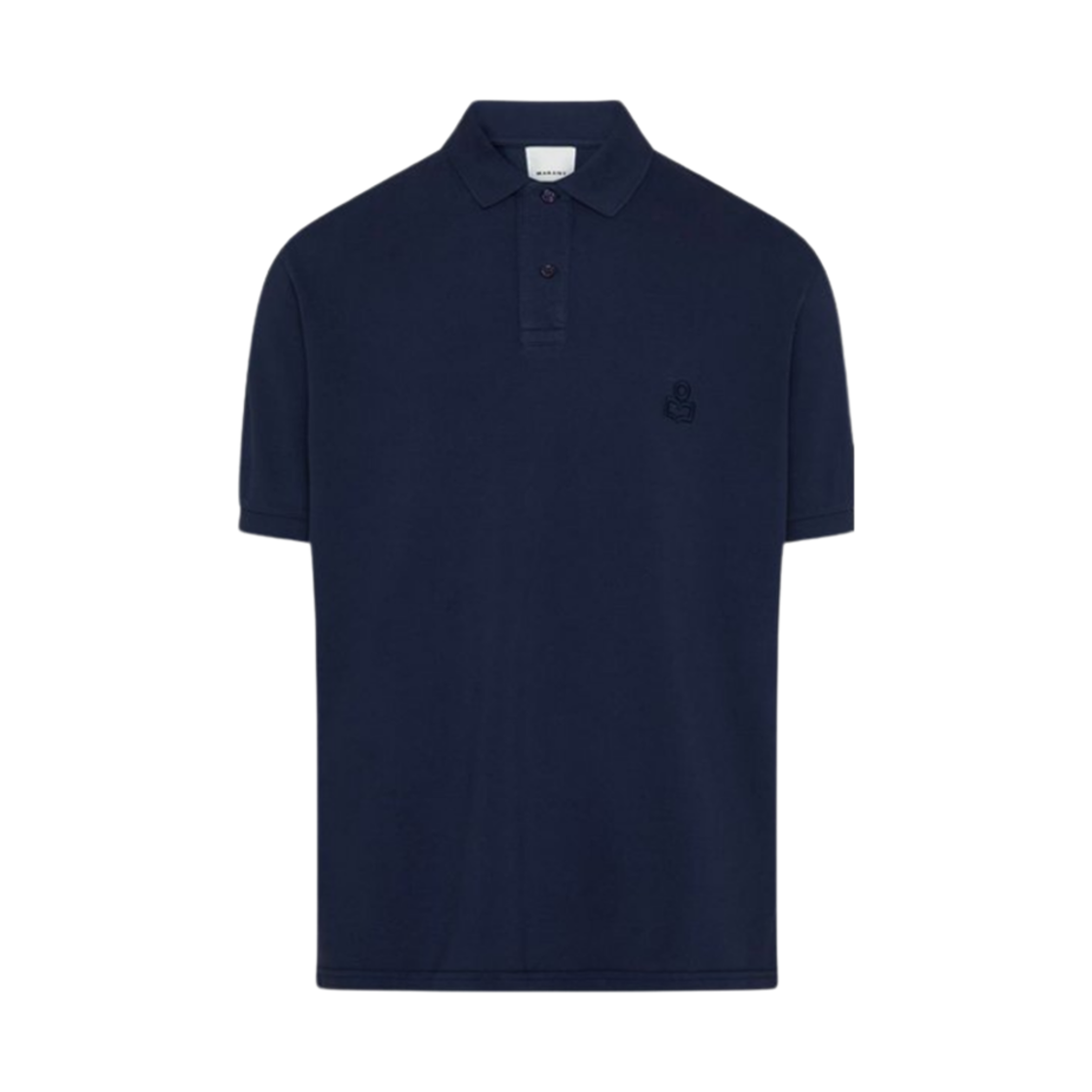 이자벨 마랑 아프코 폴로 셔츠 페이디드 나이트 - 24FW(Isabel Marant Afko Polo Shirt Faded Night - 24FW)