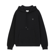 Maison Kitsune Bold Fox Head Patch Comfort Hoodie Black