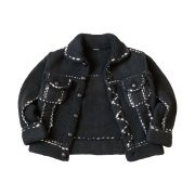 Kapital Wool Hand Knit Cowichan G Jean Black