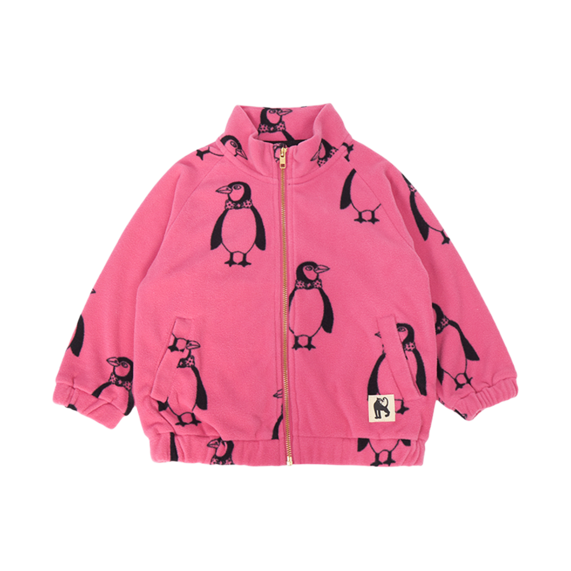 1100009128 (Kids) Mini Rodini Fleece Zip Up Pink
