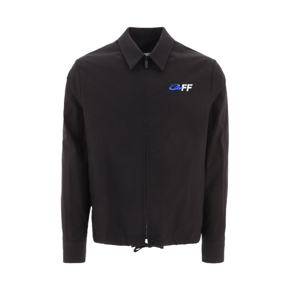 오프화이트 이그잭트 Opp 집 하이브리드 셔츠 블랙(Off-White Exact Opp Zip Hybrid Shirt Black) - 2