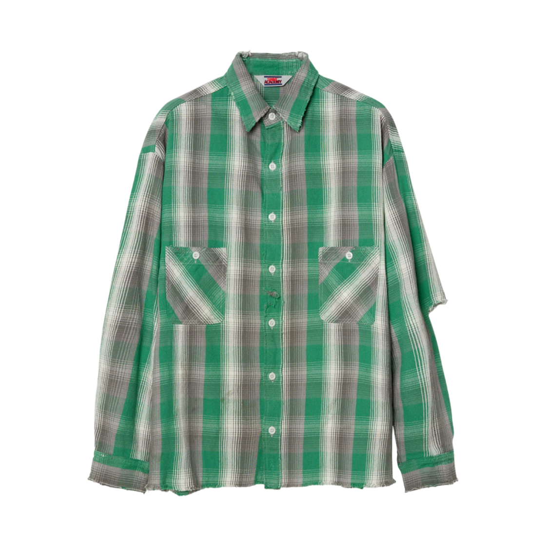 세인트 마이클 SA 플란넬 체크 셔츠 그린 - 23SS(Saint Mxxxxxx SA Flannel Check Shirt Green - 23SS) - 1