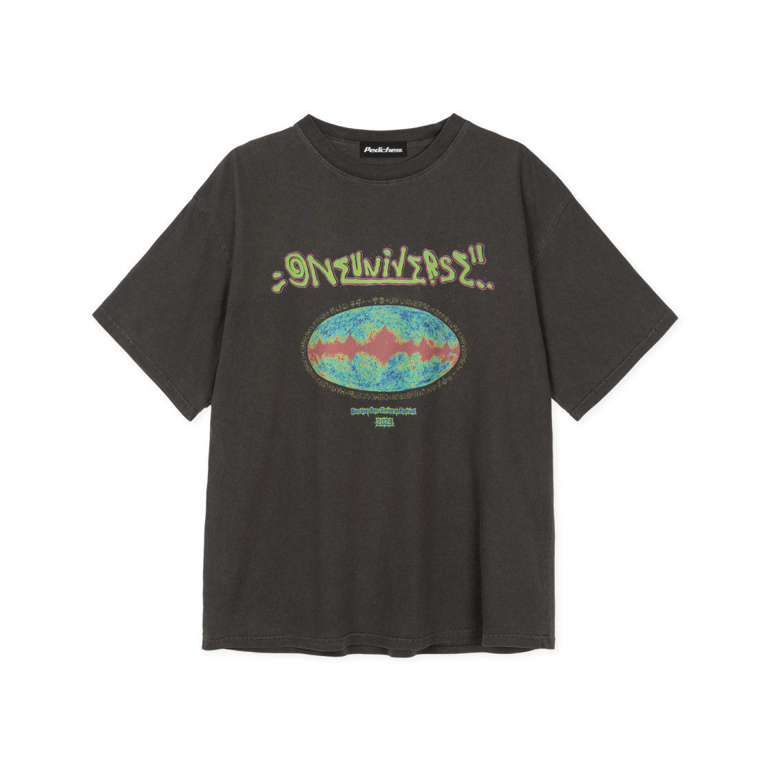 원유니버스 숏슬리브 티셔츠 블랙(ONEUNIVERSE S/S TEE BLACK)