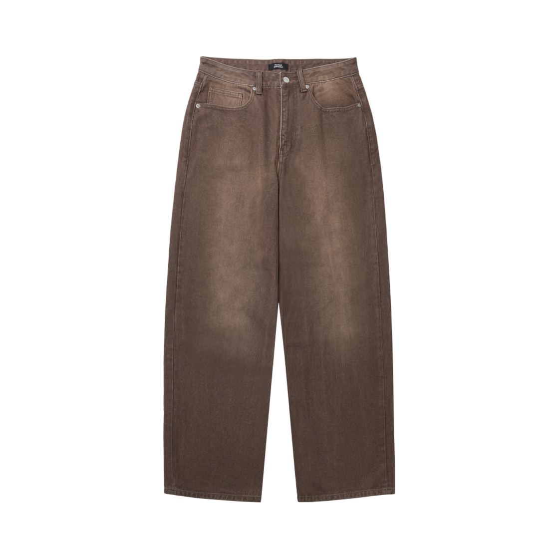MMDNP523-BR Musinsa Standard Pigment Wide Denim Pants Brown