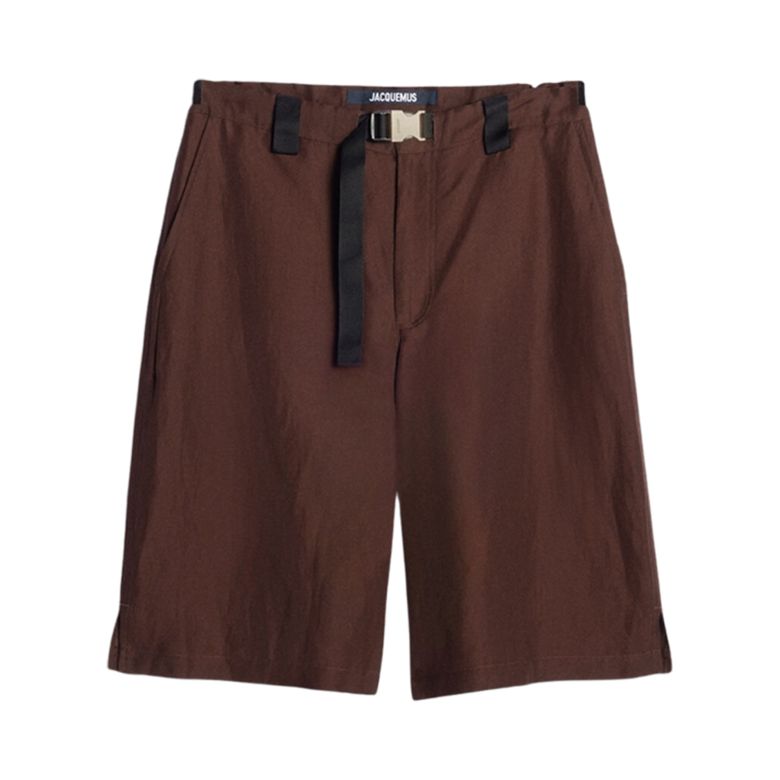자크뮈스 르 숏 메이오 버클드 쇼츠 다크 브라운(Jacquemus Le Short Meio Buckled Shorts Dark Brown) - 1