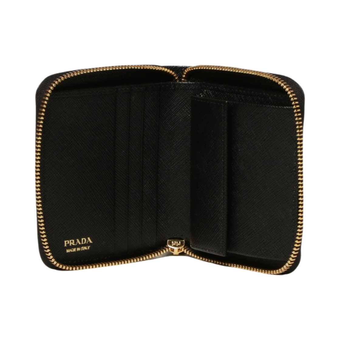 프라다 사피아노 레더 반지갑 블랙(Prada Small Saffiano Leather Wallet Black) - 2