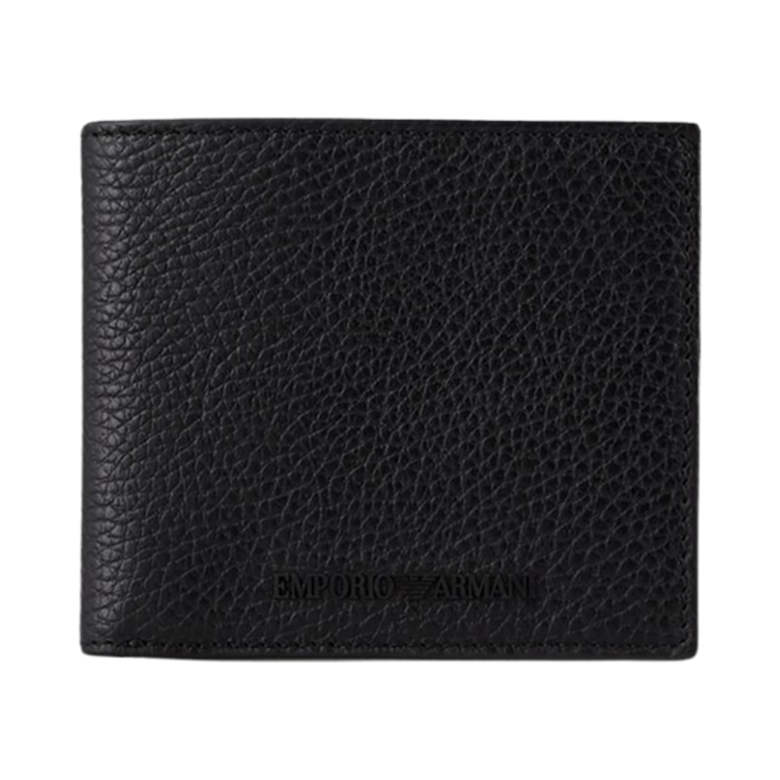 Y4R168Y068E80001 Emporio Armani Tumbled Leather Wallet Black