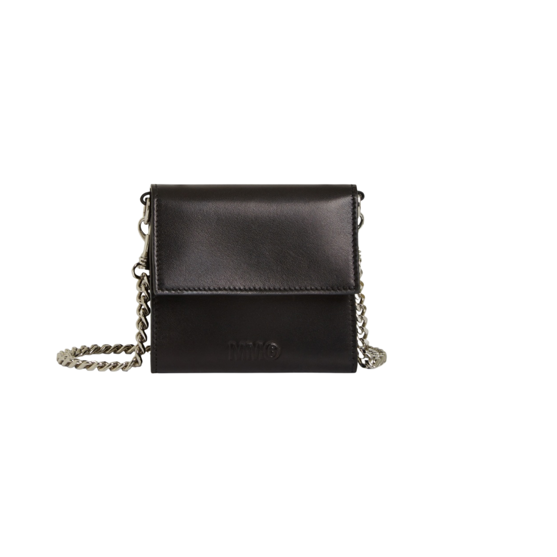 S54UI0126P4812T8013 MM6 Maison Margiela Chain Wallet Black