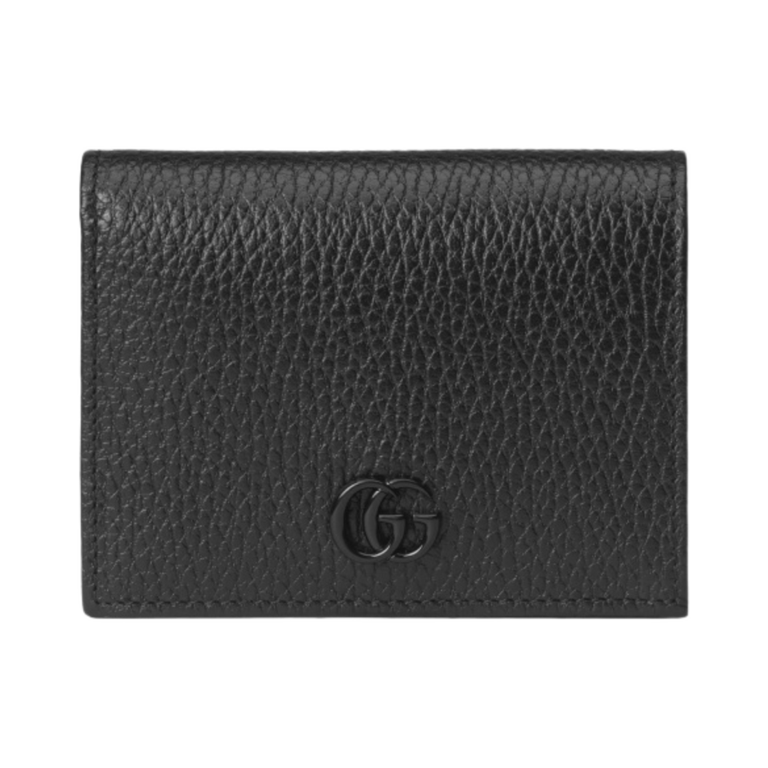 구찌 GG 마몽 레더 카드 케이스 지갑 블랙(Gucci GG Marmont Leather Card Case Wallet Black) - 1