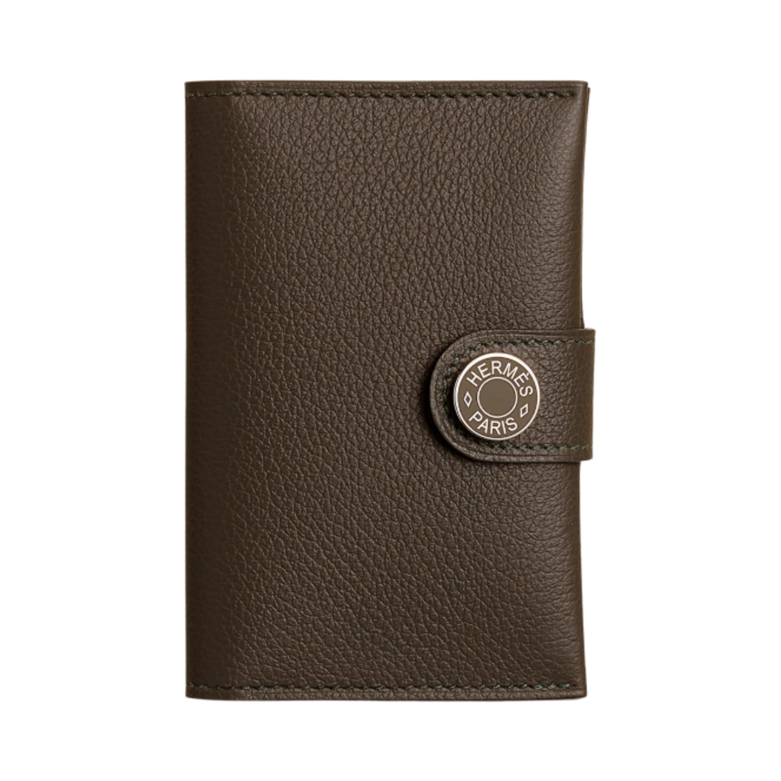 H084335CKAX Hermes R.M.S Card Holder Evercolor & Palladium Ecorce - 대표 이미지 #1
