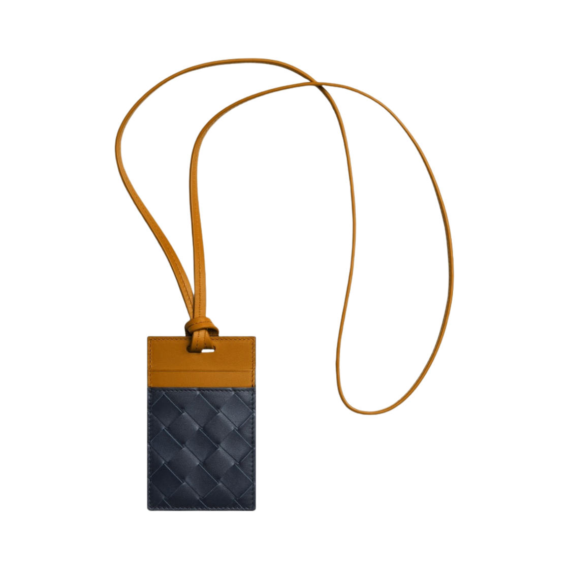 보테가 베네타 인트레치아토 스트랩 카드 케이스 스페이스 콥(Bottega Veneta Intrecciato Card Case On Strap Space Cob) - 1