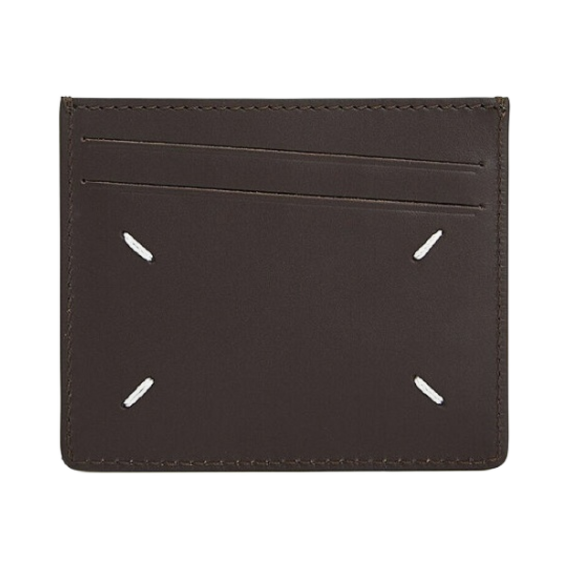 메종 마르지엘라 레더 카드 홀더 다크 브라운(Maison Margiela Leather Card Holder Dark Brown) - 4
