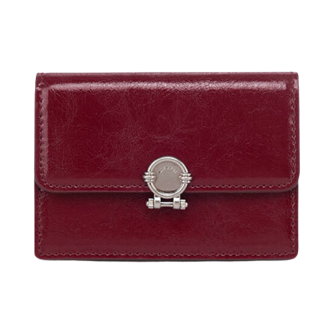 루에브르 레트르 카드 월렛 로즈(Loeuvre Lettre Card Wallet Rose)