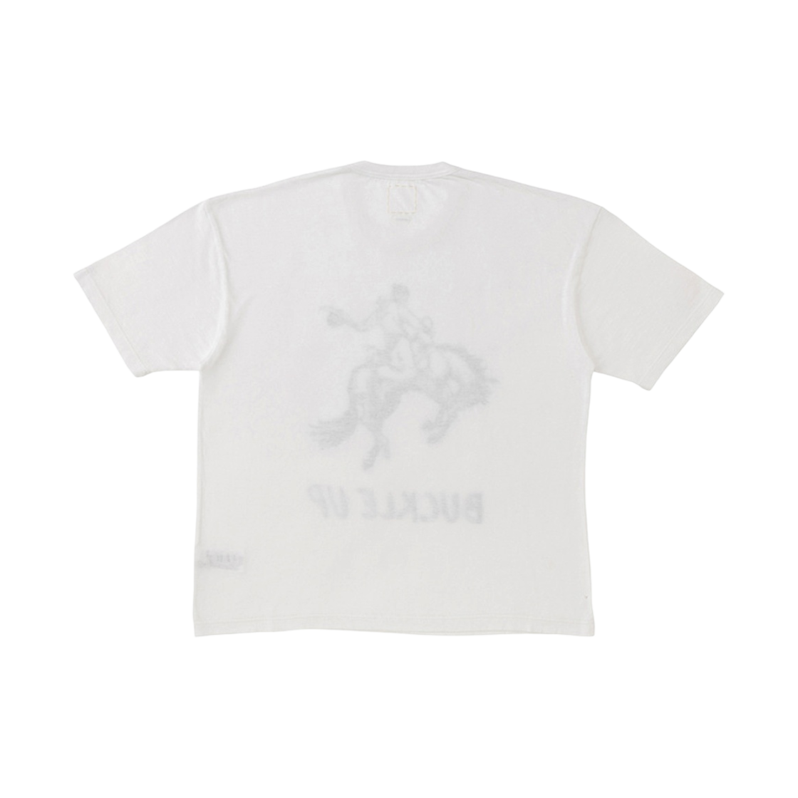 비즈빔 점보 숏슬리브 티셔츠 버클 업 화이트 - 23SS(Visvim Jumbo S/S T-Shirt Buckle Up White - 23SS) - 2