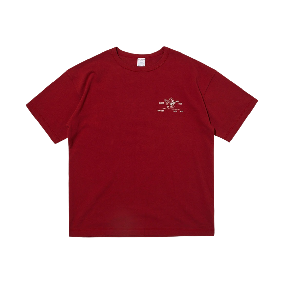 트루릴리젼 베이직 티셔츠 버건디(True Religion Basic T-Shirt Burgundy)