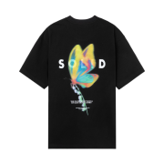 Solid Homme Butterfly Graphic T-Shirt Black - 23SS