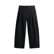 Zara x Studio Nicholson Double Pleated Trousers Charcoal