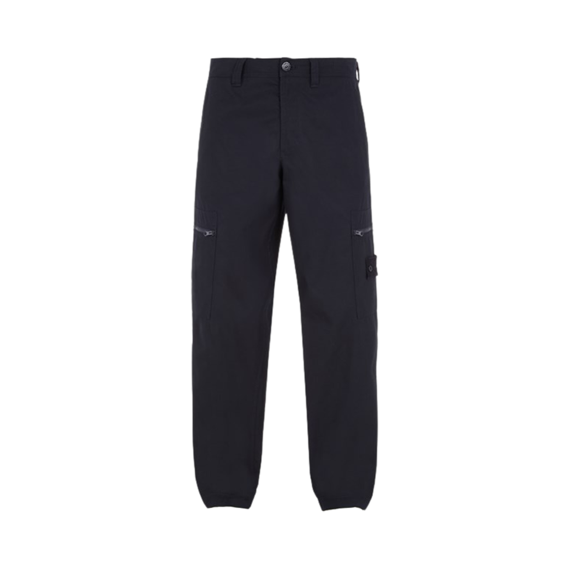 8015319F1-V0020 Stone Island 319F1 Weatherproof Cotton Canvas Ghost Piece Regular Fit Cargo Trousers Blue - 24SS