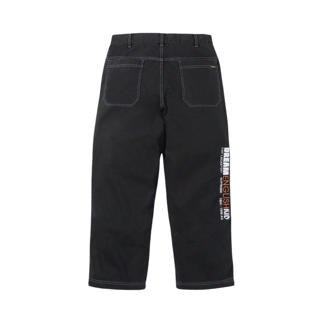 슈프림 마크 레키 드림 잉글리시 키드 트윌 패널 팬츠 블랙 - 23FW(Supreme Mark Leckey Dream English Kid Twill Panel Pants Black - 23FW) - 2
