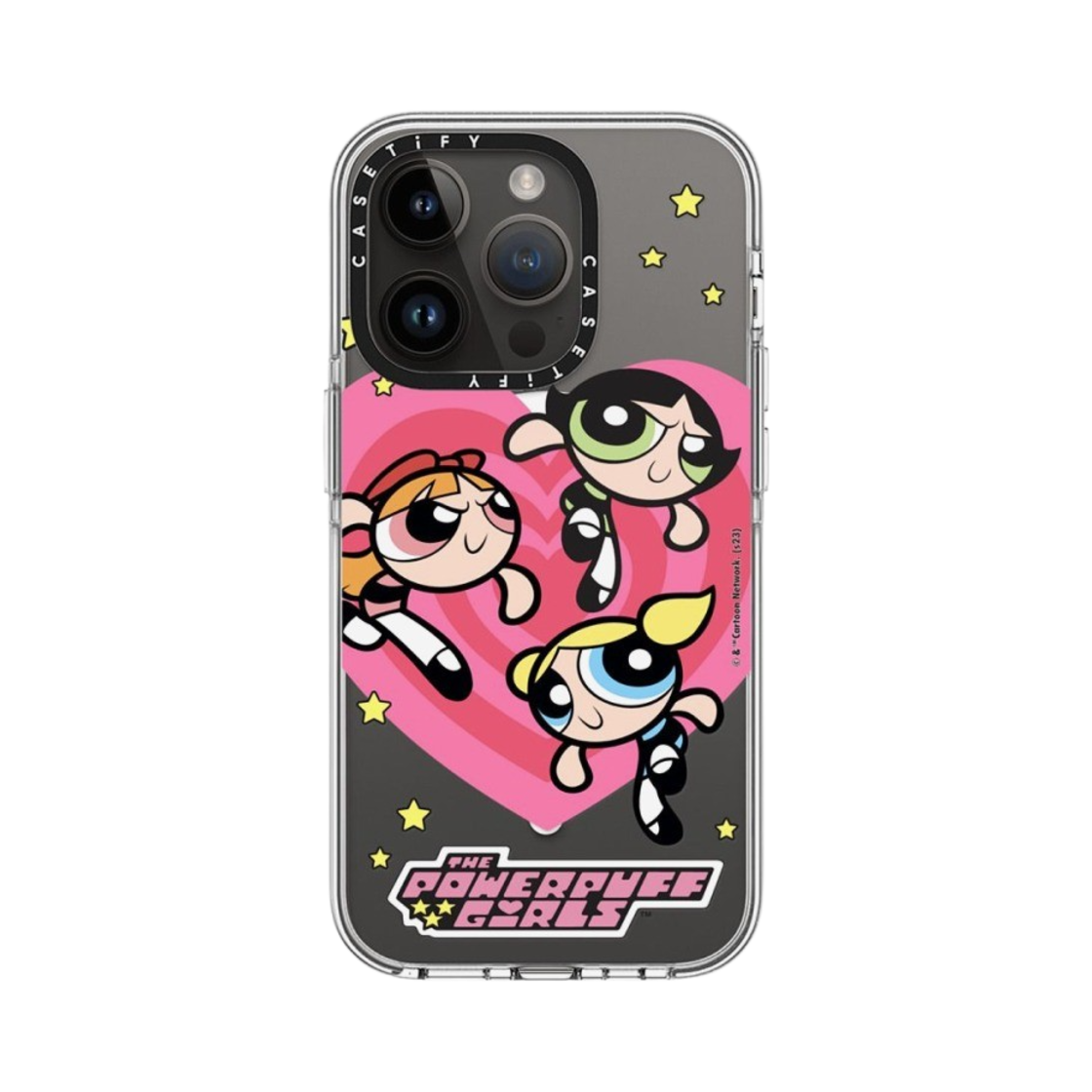 케이스티파이 x 파워퍼프걸 아이폰 하트 클리어 케이스 클리어(Casetify x The Powerpuff Girls iPhone Heart Clear Case Clear) - 3
