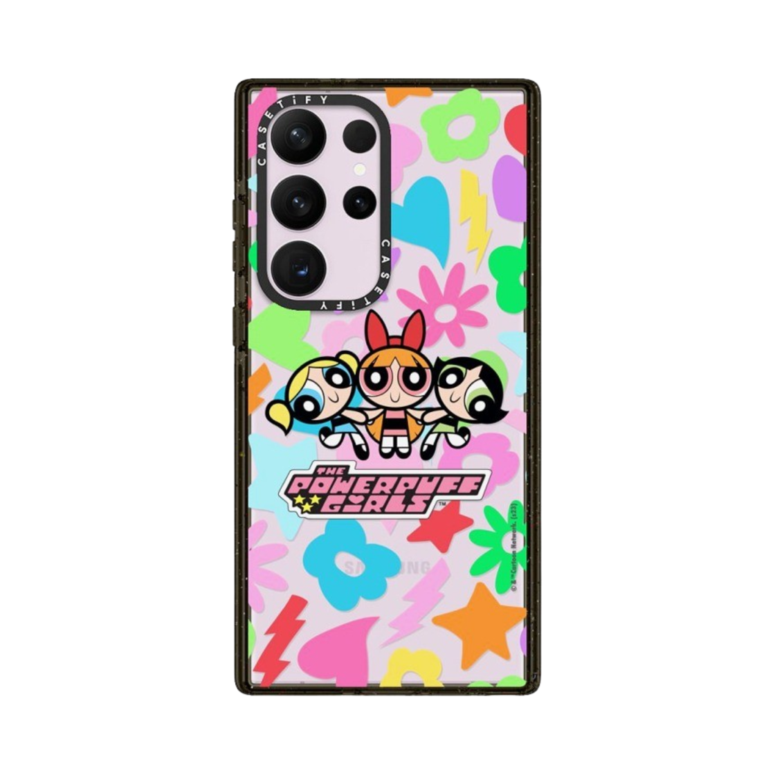 케이스티파이 x 파워퍼프걸 갤럭시 아이콘 임팩트 케이스 클리어 블랙(Casetify x The Powerpuff Girls Galaxy Icons Impact Case Clear Black) - 3