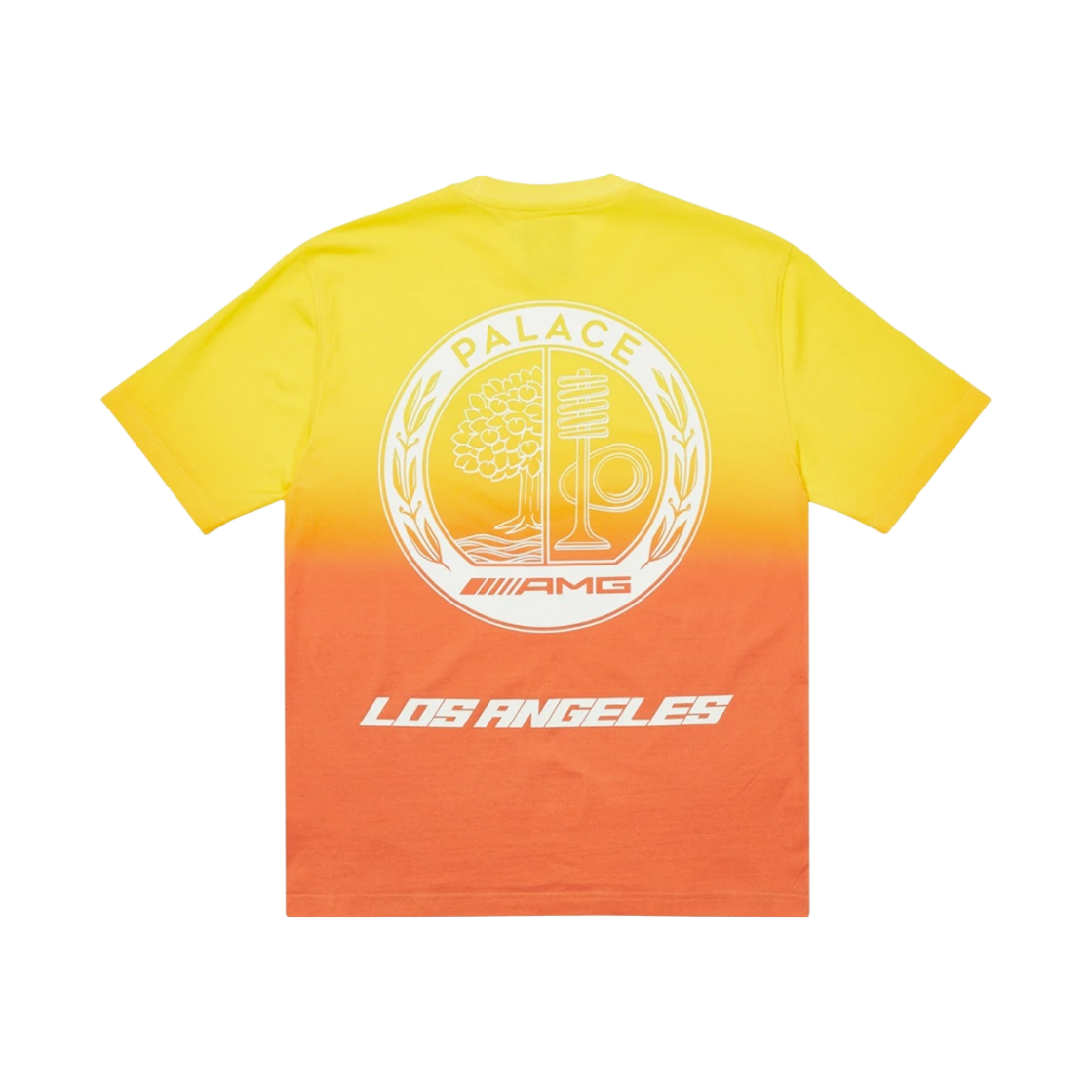 - Palace x AMG 2.0 Los Angeles T-Shirt Yellow Orange - 22SS
