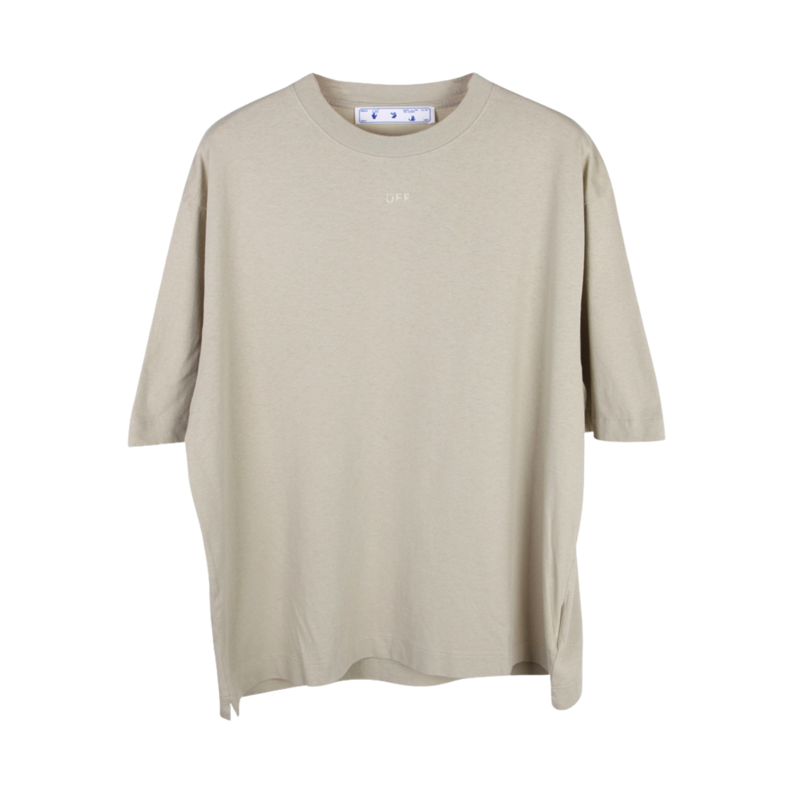 오프화이트 러버 애로우 스케이트 오버 숏슬리브 티셔츠 스톤(Off-White Rubber Arrow Skate Over S/S T-Shirt Stone) - 2