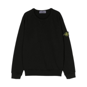 (Kids) Stone Island 60160 Crewneck Sweatshirt Black - 24SS