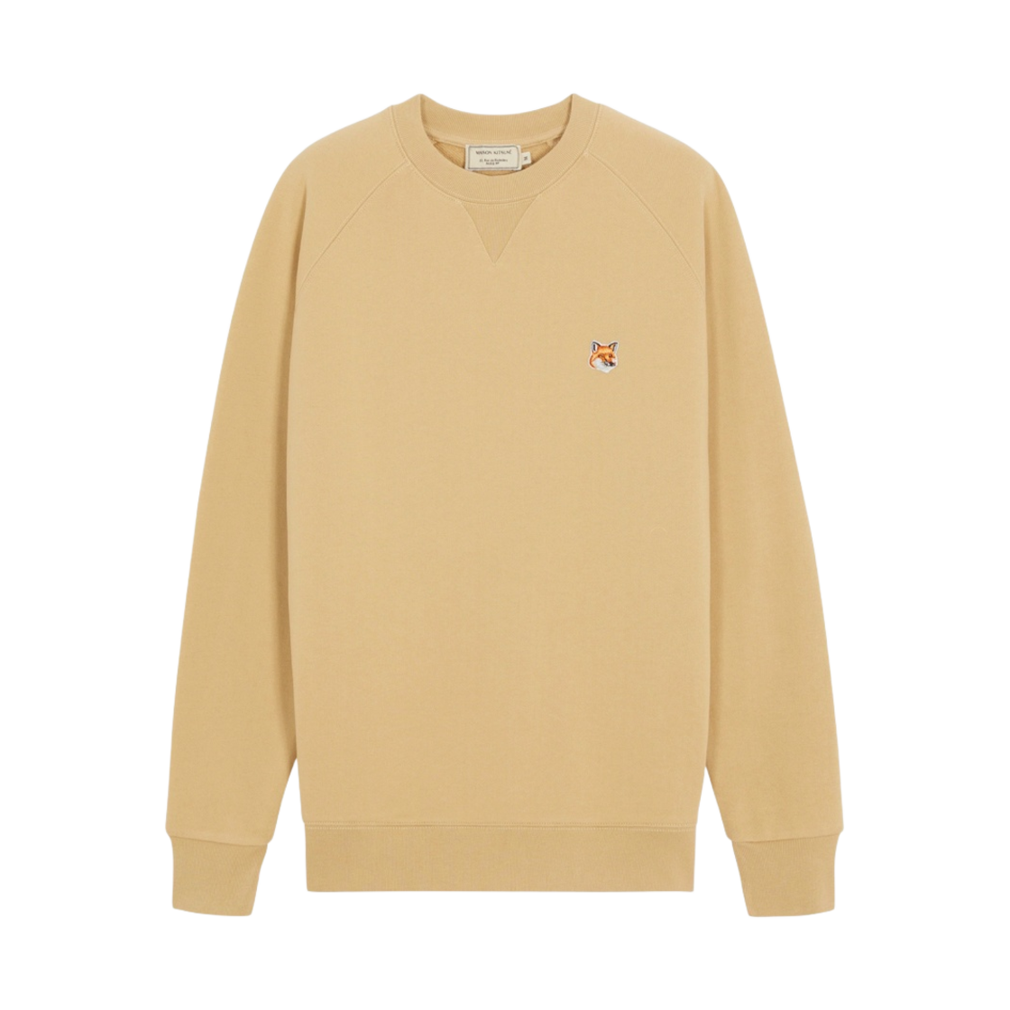 메종 키츠네 폭스 헤드 패치 클래식 스웨트셔츠 베이지(Maison Kitsune Fox Head Patch Classic Sweatshirt Beige) - 1