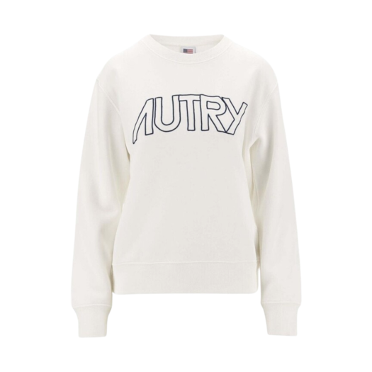 (W) Autry Logo Icon Crewneck Sweatshirt White