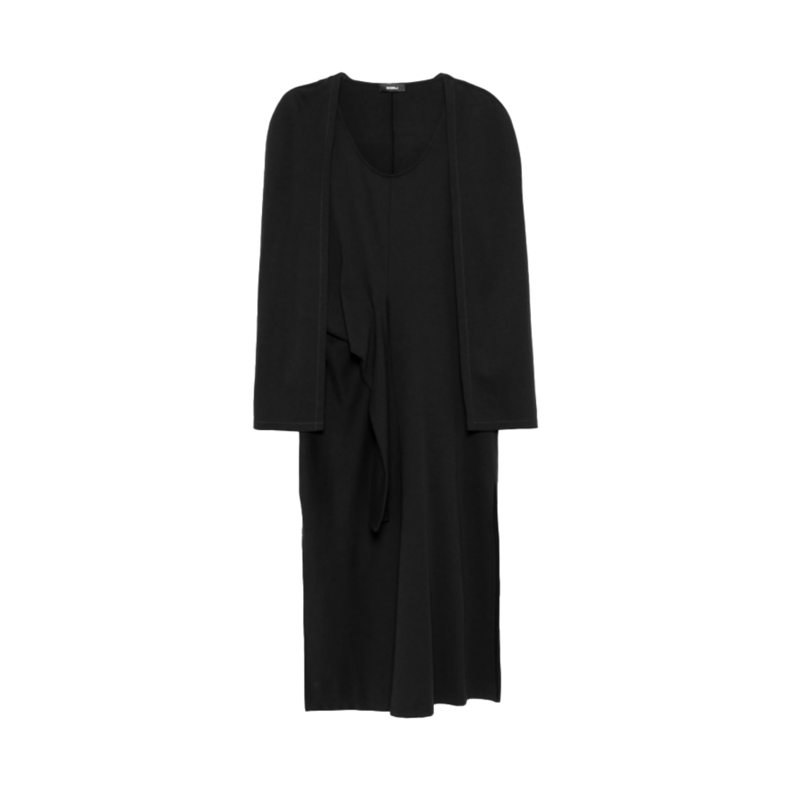 고엔제이 매듭 디테일 케이프 슬리브리스 드레스(GOEN.J Knot Detailed Cape Sleeveless Dress)