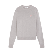 AMI de Coeur Crewneck Sweater Heather Grey