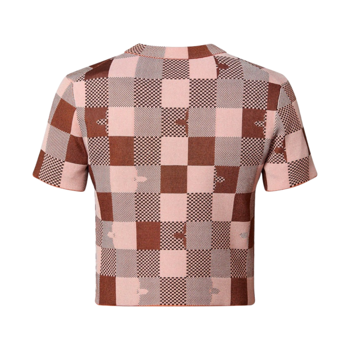 (W) 루이비통 팝 모노그램 다미에 니트 스포티 탑 보르도 레드((W) Louis Vuitton Pop Monogram Damier Knit Sporty Top Bordeaux Red) - 3
