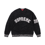 Supreme Textured Arc Sweater Black - 25SS