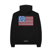 Chrome Hearts American Flag Dagger Hoodie Black